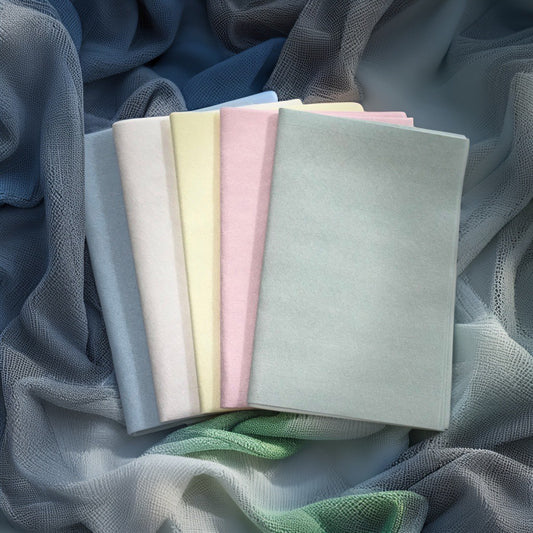 5er Set Zaubertuch Blau,Weis,Gelb,Rosa,Grün Microla Magic
